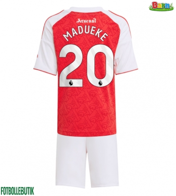 Arsenal Noni Madueke #20 Hemmaställ Barn 2025-26 Kortärmad (+ Korta byxor)